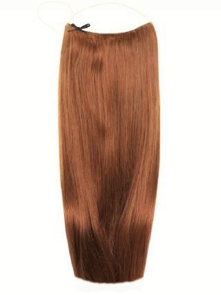 Deluxe Halo Light Brown #6 Hair Extensions